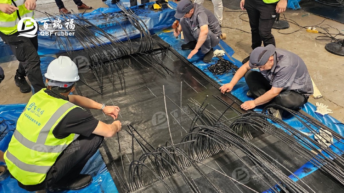 QBF Rubber Delivers Hands-on Training for High-Strength Steel Cord Belt Jointing