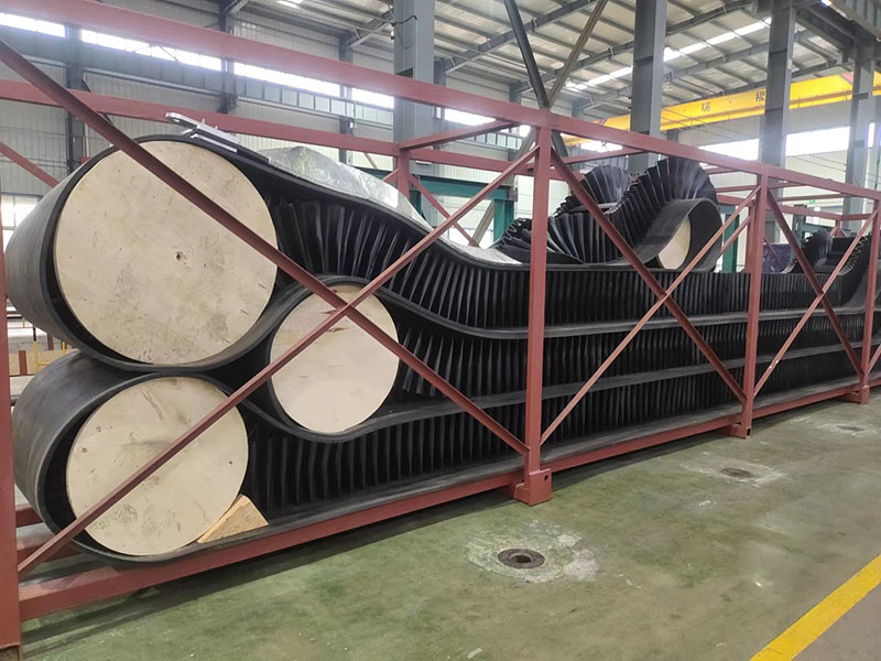 Sidewall belting shipped to Japanese jobsite
