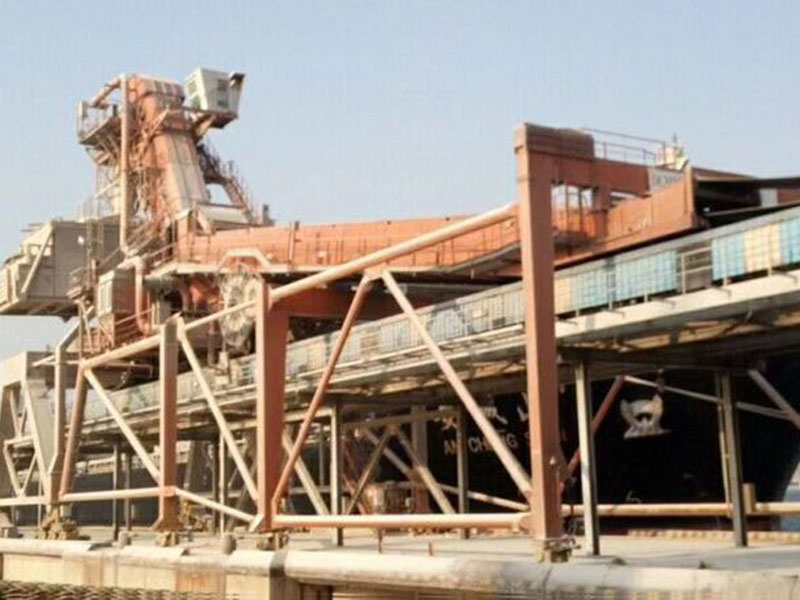 Sidewall belting installed for 2350TPH habour teminal Sidewall belting installed for 2350TPH habour teminal