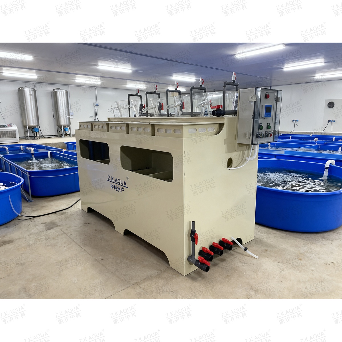 Integrated Fish Hatching System | Intelligent RAS Aquaculture Hatchery Equipment fish eggs incubator