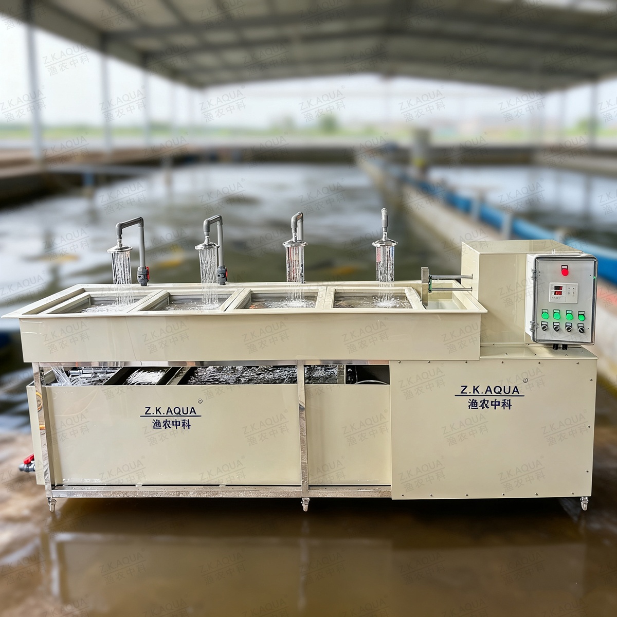Horizontal Static Hatching System Low‑Turbulence Aquatic Eggs Incubation Equipment