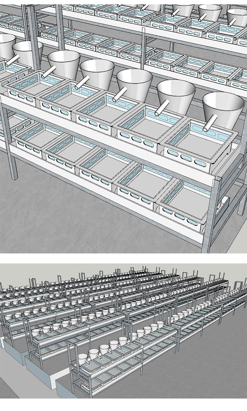 鱼苗孵化设备4英文_02 Tilapia Hatching Modular Array System | Industrial RAS Flow‑Through Tilapia Seed Incubation Unit