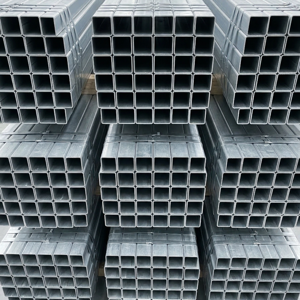 Galvanized Rectangular Steel Tube for Construction Frame