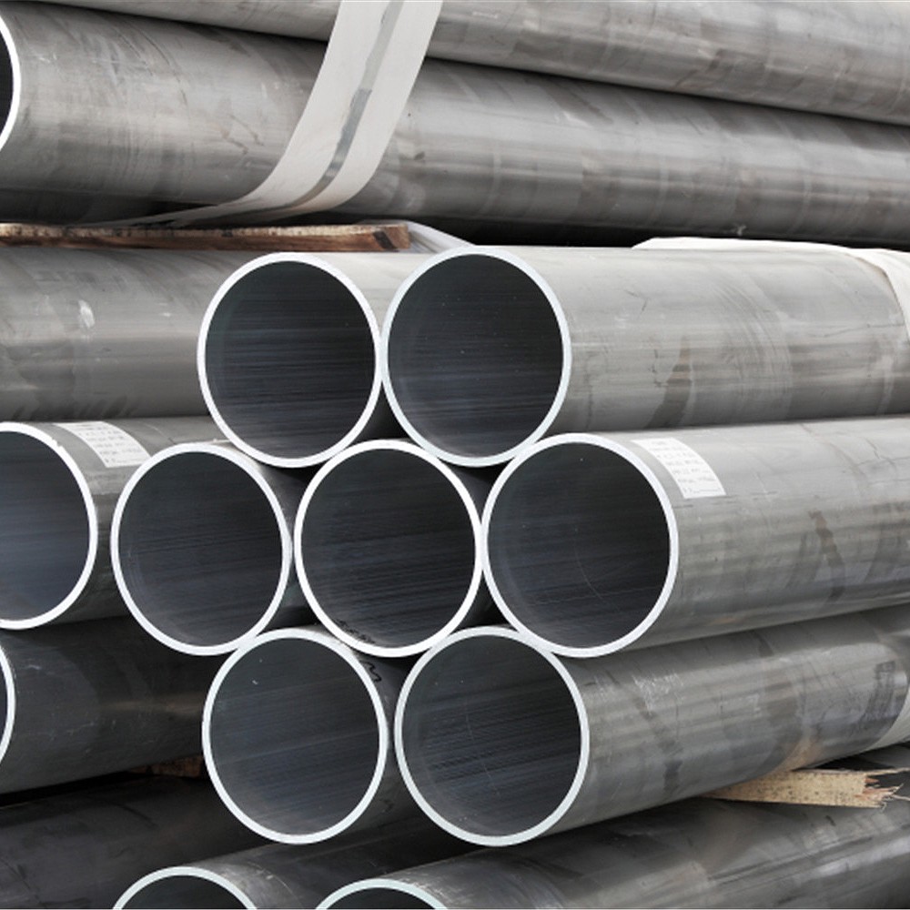 Aluminum-coated round pipe