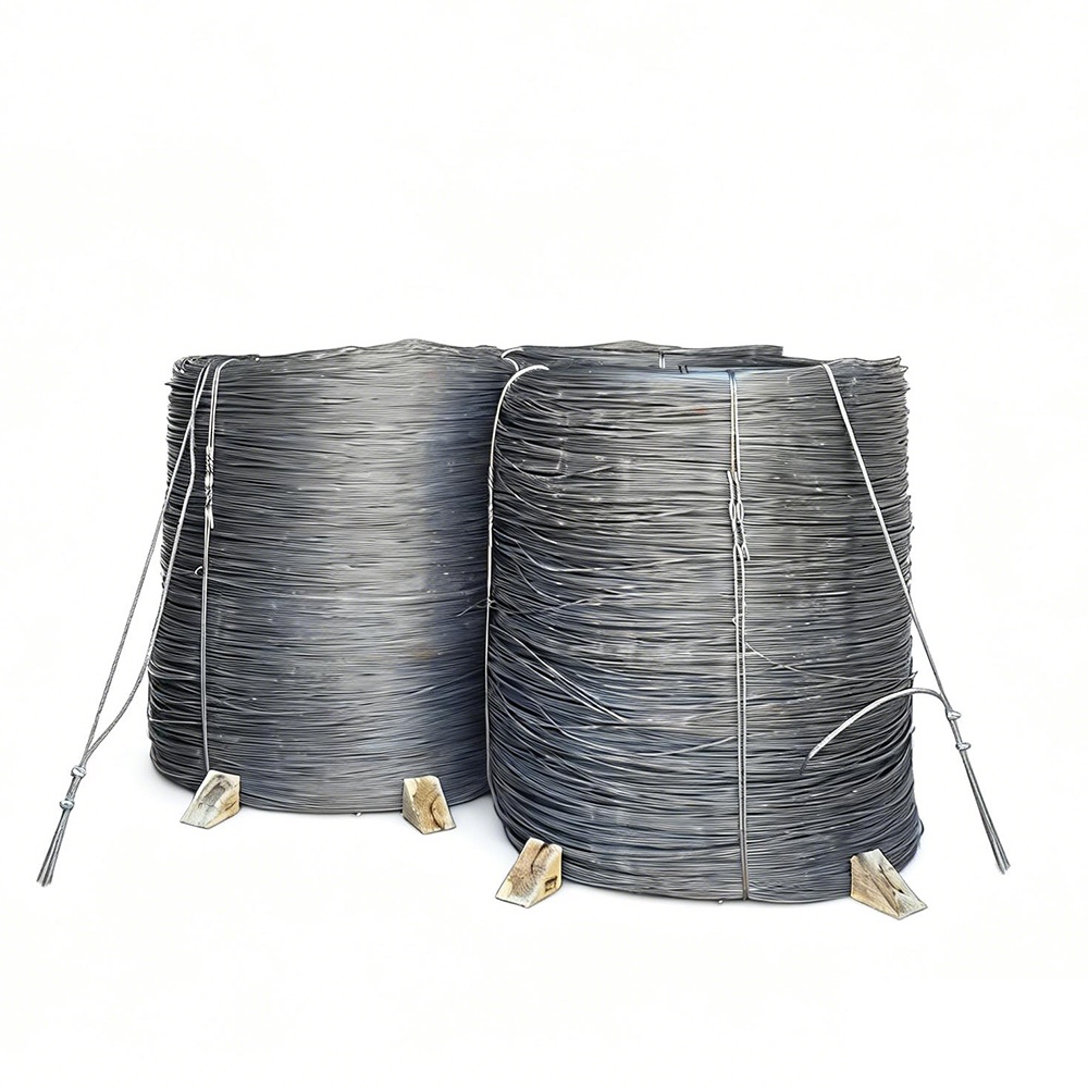 Carbon Steel Wire in Coil, Plastic/Steel/Metal Carrier, Export Packing