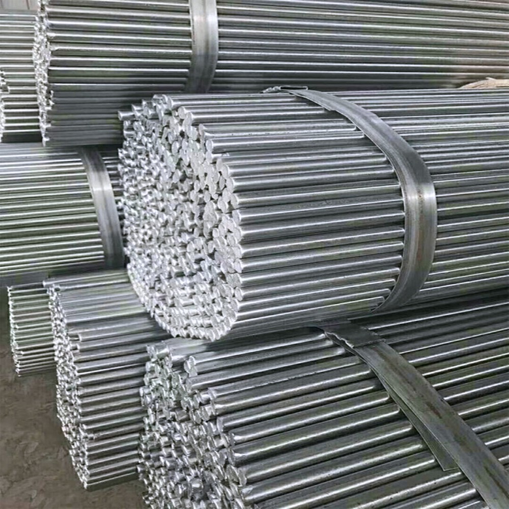 Standard Galvanized Steel Round Bar, Zn 40-60g/m², General Outdoor