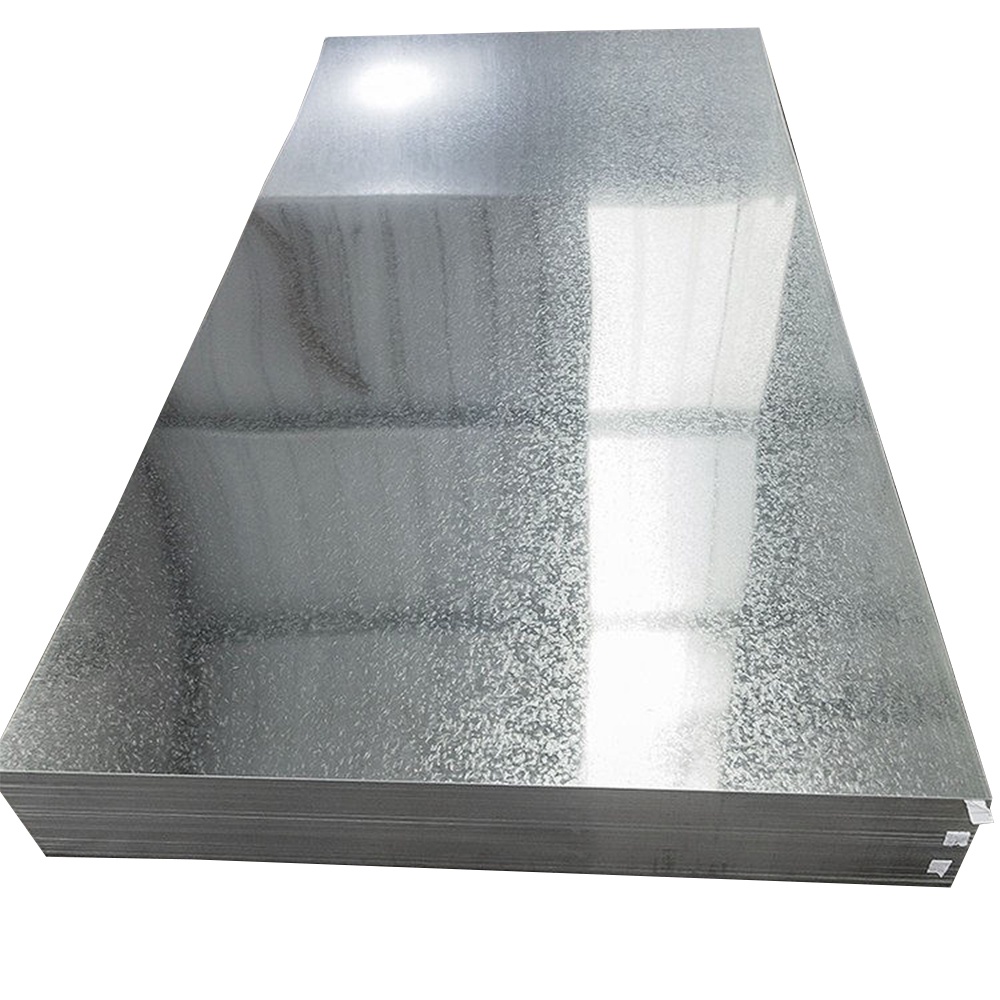 Skin Passed Galvanized Steel Sheet, Smooth Surface, Tension Leveled