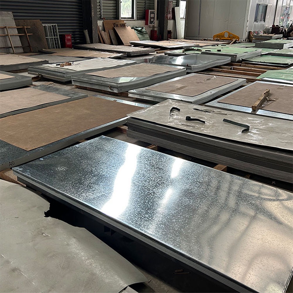 Skin Passed Galvanized Steel Sheet, Smooth Surface, Tension Leveled