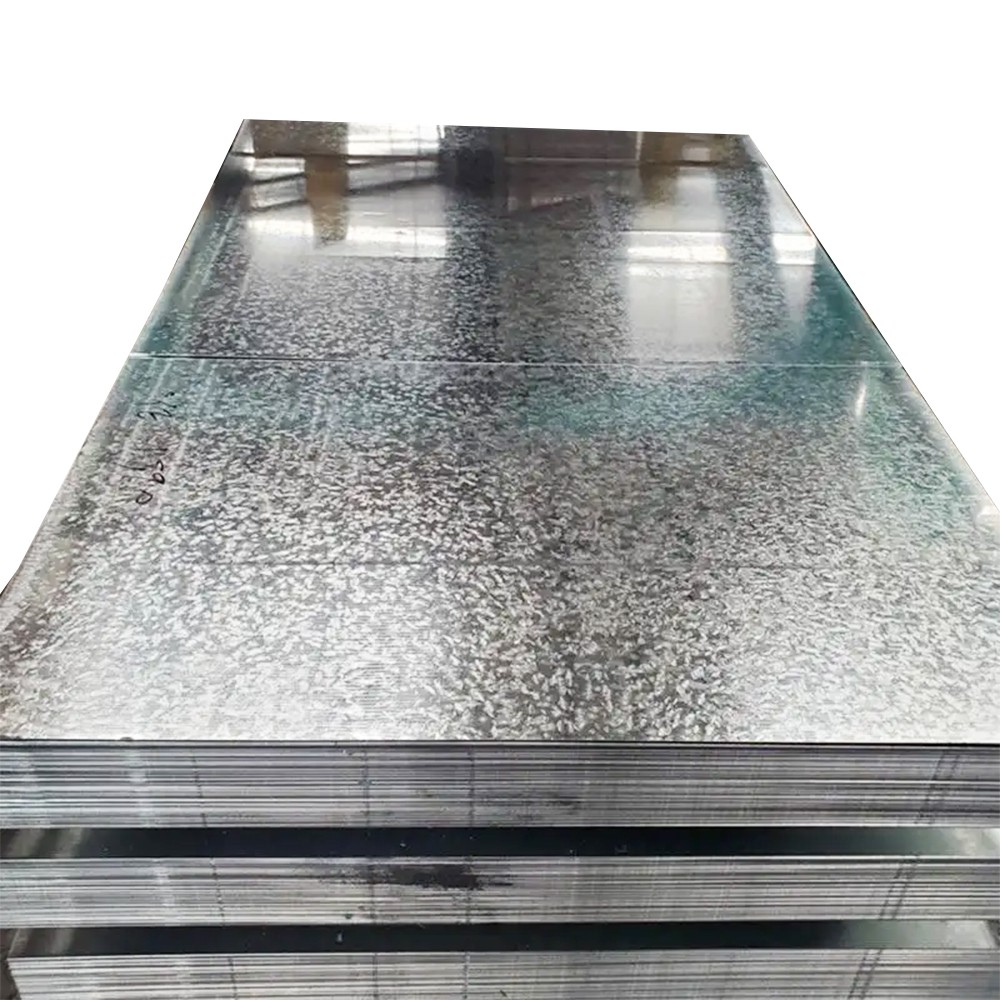 Skin Passed Galvanized Steel Sheet, Smooth Surface, Tension Leveled