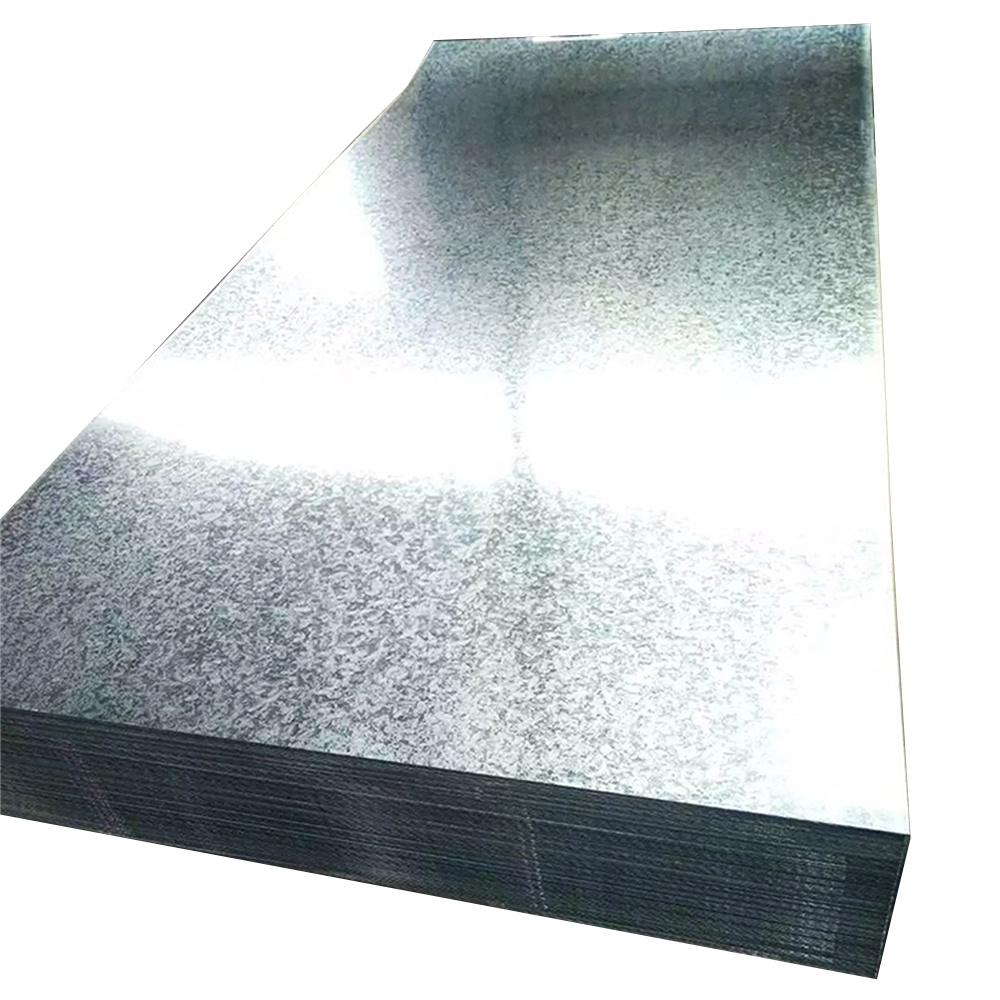 Skin Passed Galvanized Steel Sheet, Smooth Surface, Tension Leveled