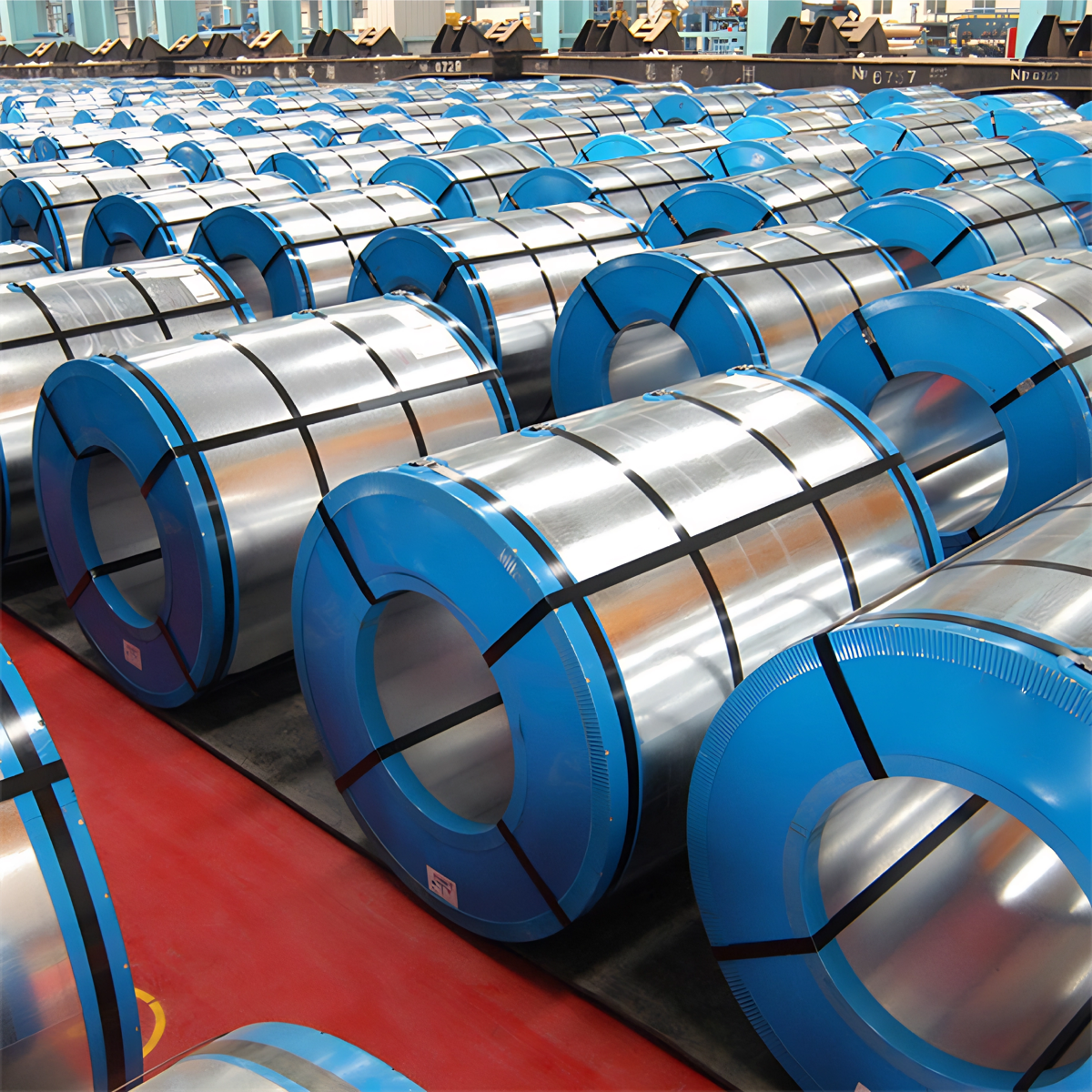 Regular Spangle GI Coil, Crystalline Zinc Pattern