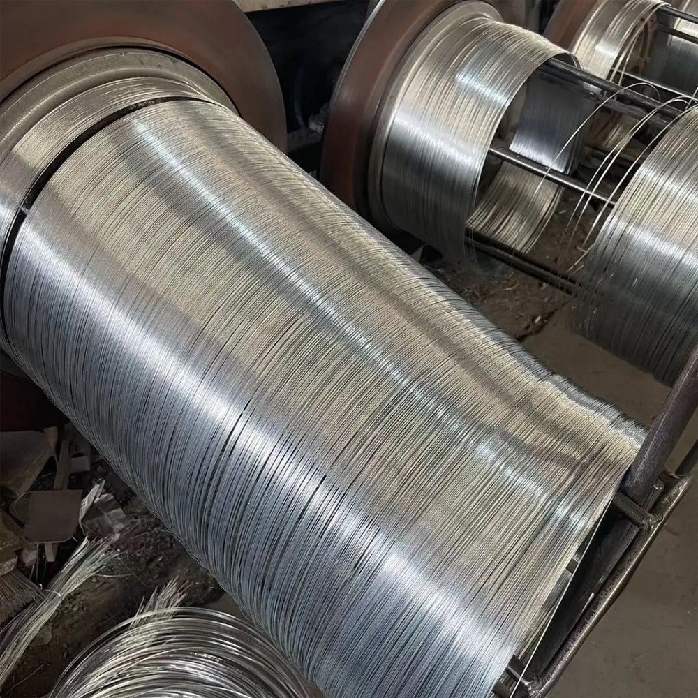 Electro Galvanized Steel Wire, Zn 5-25g/m², Smooth Bright Surface