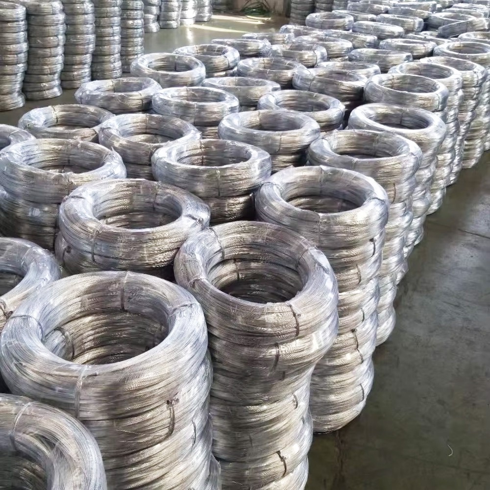 Electro Galvanized Steel Wire, Zn 5-25g/m², Smooth Bright Surface