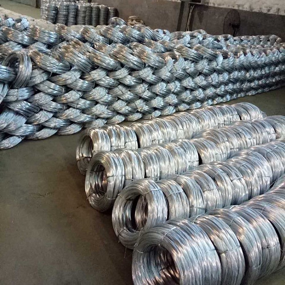 Electro Galvanized Steel Wire, Zn 5-25g/m², Smooth Bright Surface