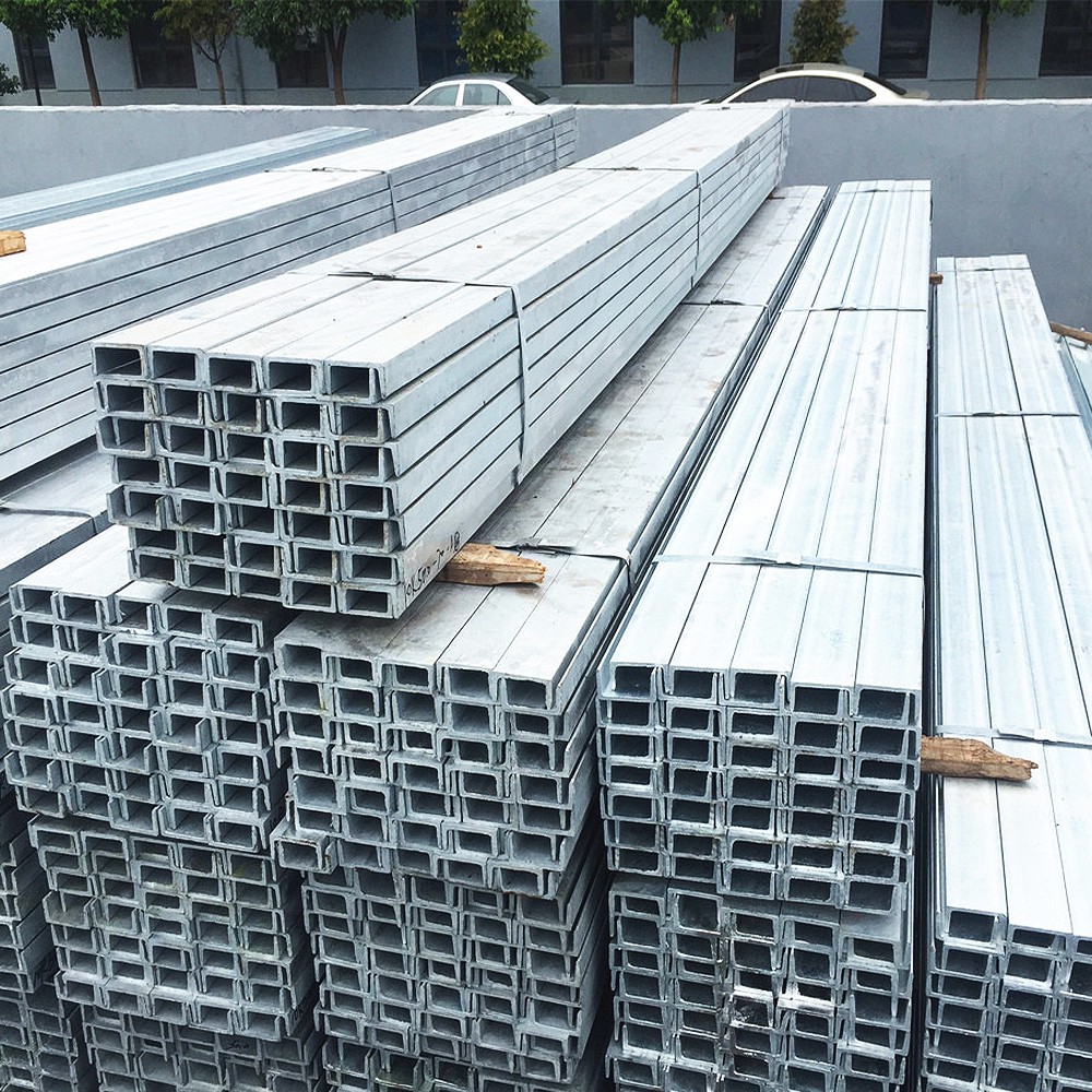 Hot Dipped Galvanized Structural Channel, A572 Gr50, High Strength