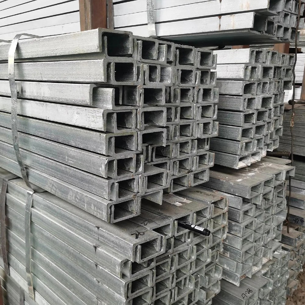 Hot Dipped Galvanized Q235B U Channel, Structural, Z80-Z275