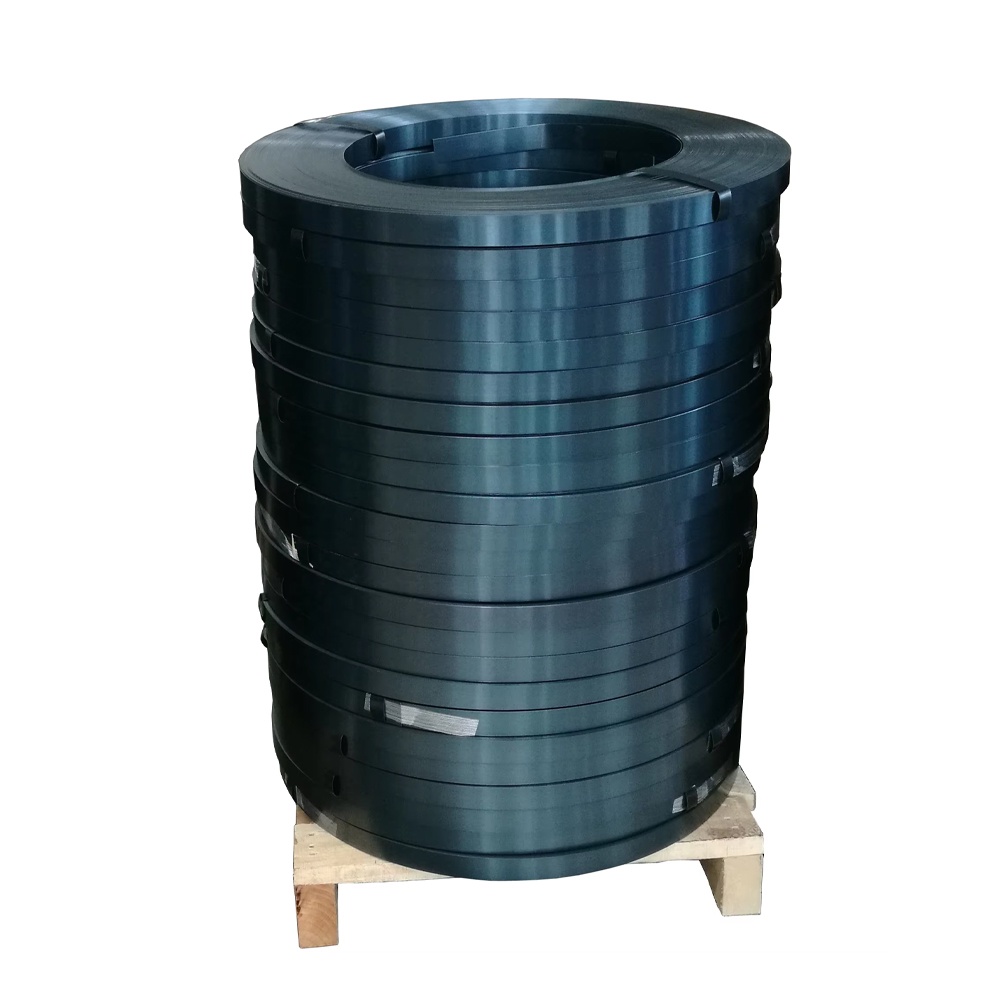 Heat-Treated Blued Steel Strapping – High Break Strength