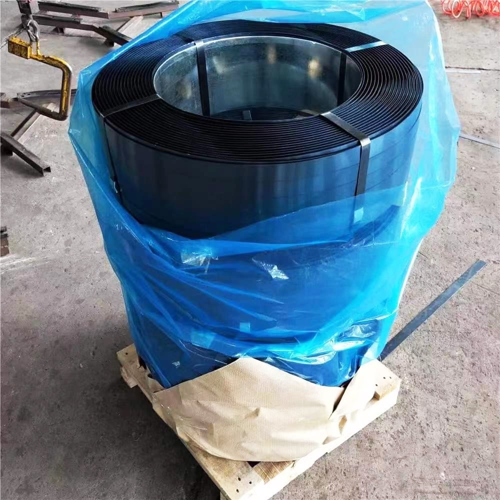 Heat-Treated Blued Steel Strapping – High Break Strength