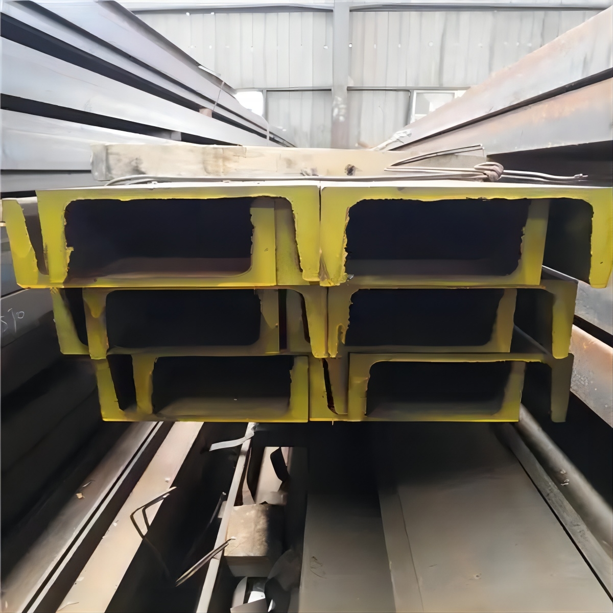 Hot Rolled ASTM A36 Steel Channel construction Mild metal Steel C Channel U channel