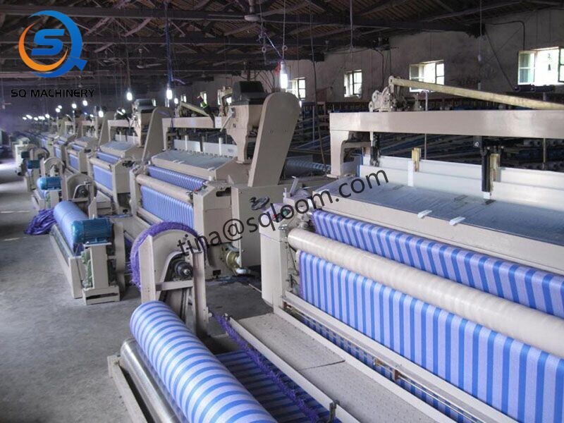 PP PE tarpaulin fabric machine Water jet loom SQ-822T