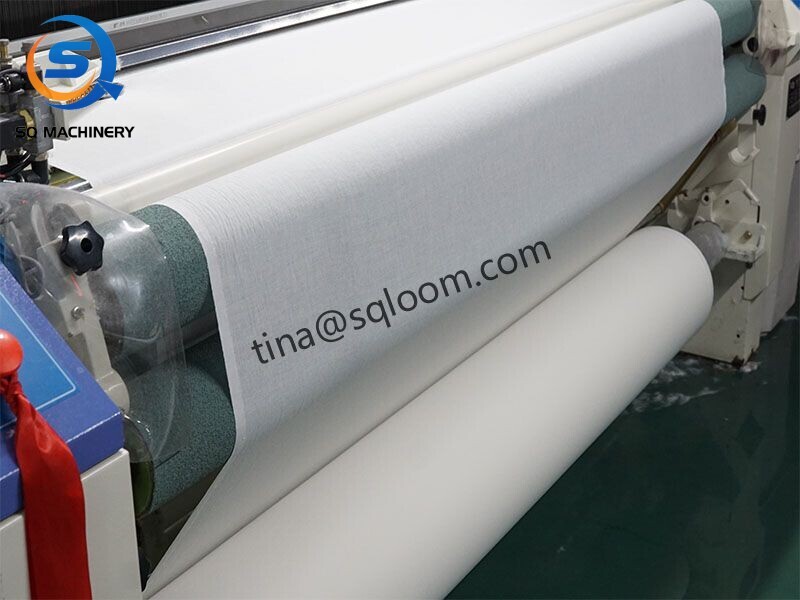 Rayon fabric weaving machine air jet loom