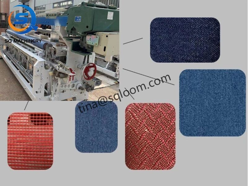 Heavy fabric Jute canvas weaving machine rapier loom