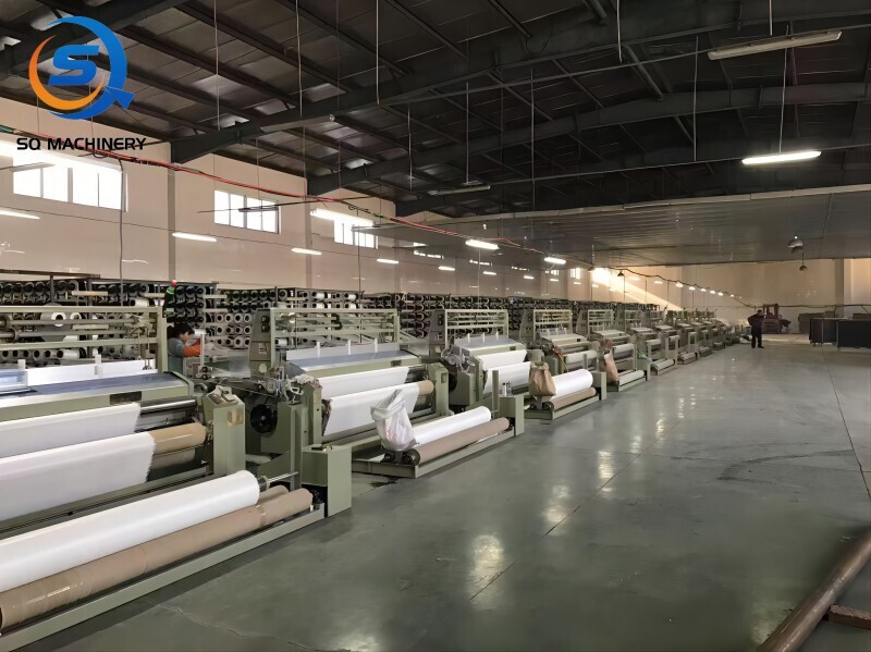  PE PP plastic tarpaulin fabric weaving machine water jet loom