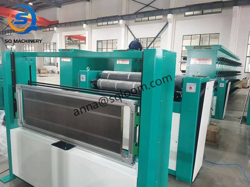 Mono filament yarn warping machine