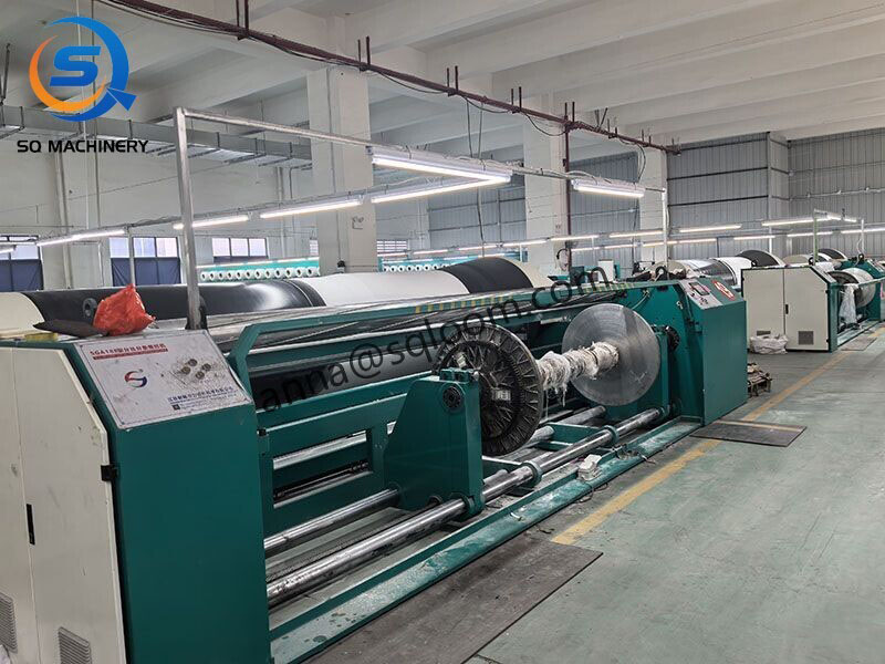Mono filament yarn warping machine