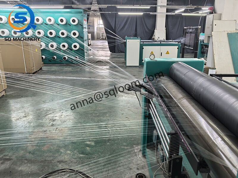 Mono filament yarn warping machine