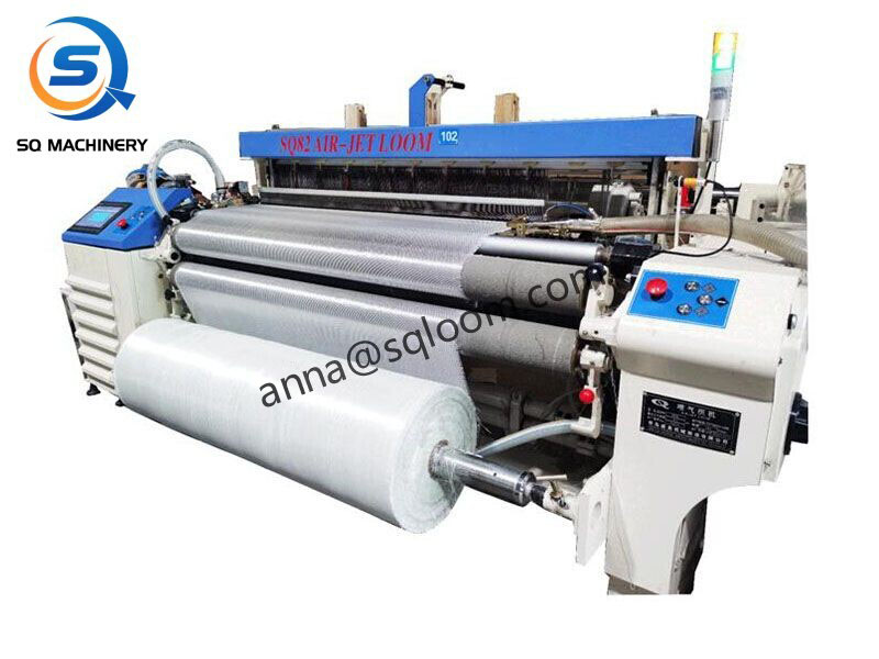 Glass fiber fabric weaving machine air jet loom SQ82