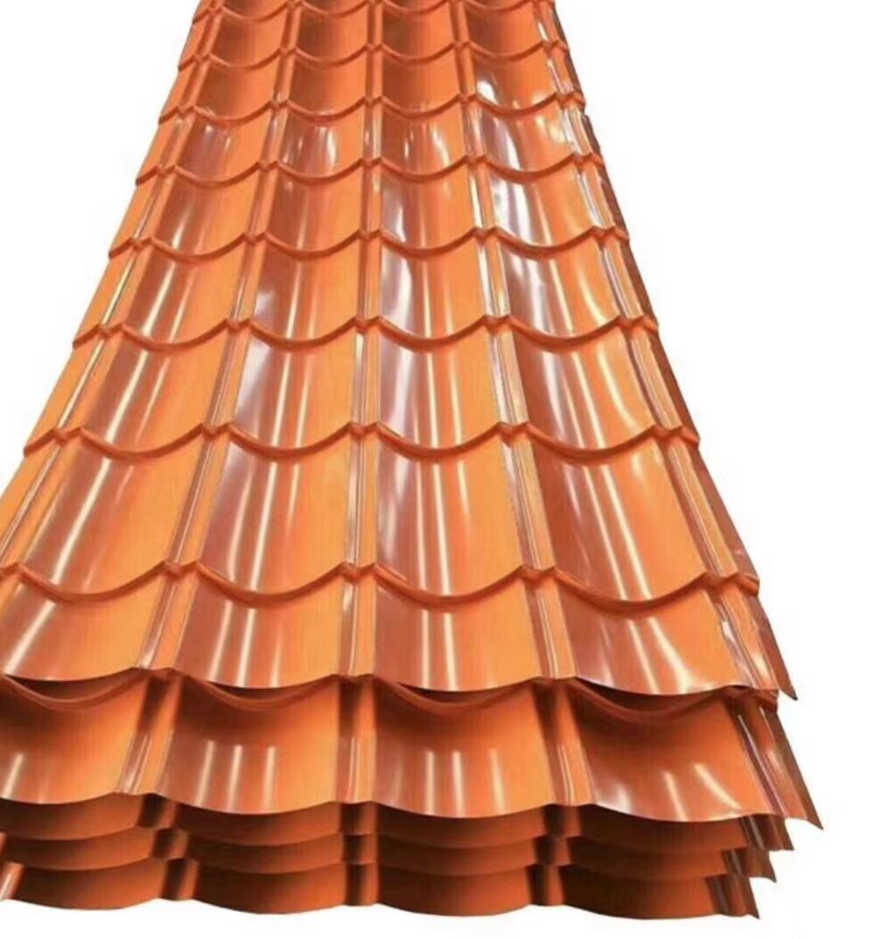 red color 0.6 mm thickness tata steel roof sheet price  drawing 