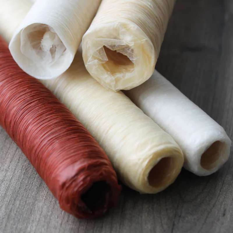 Collagen casing for sausage packing