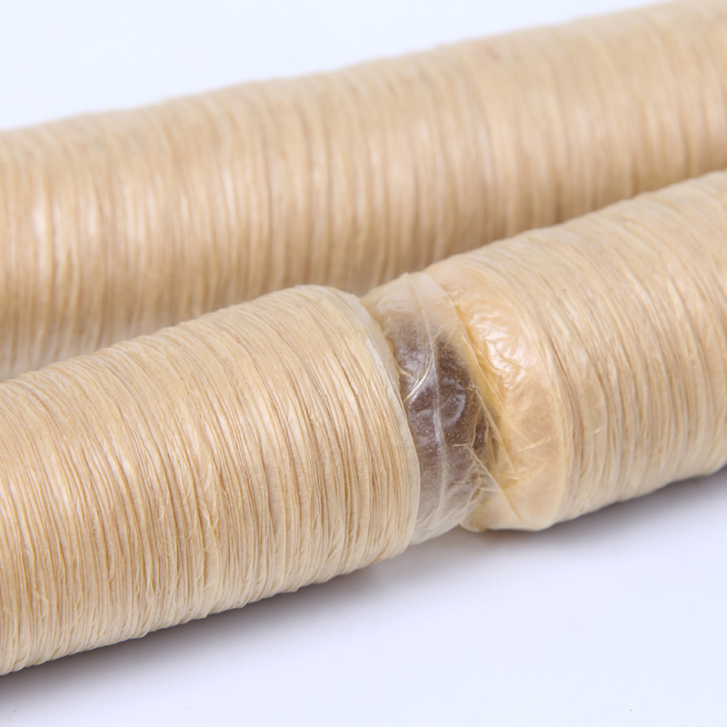 Edible collagen sausage casing