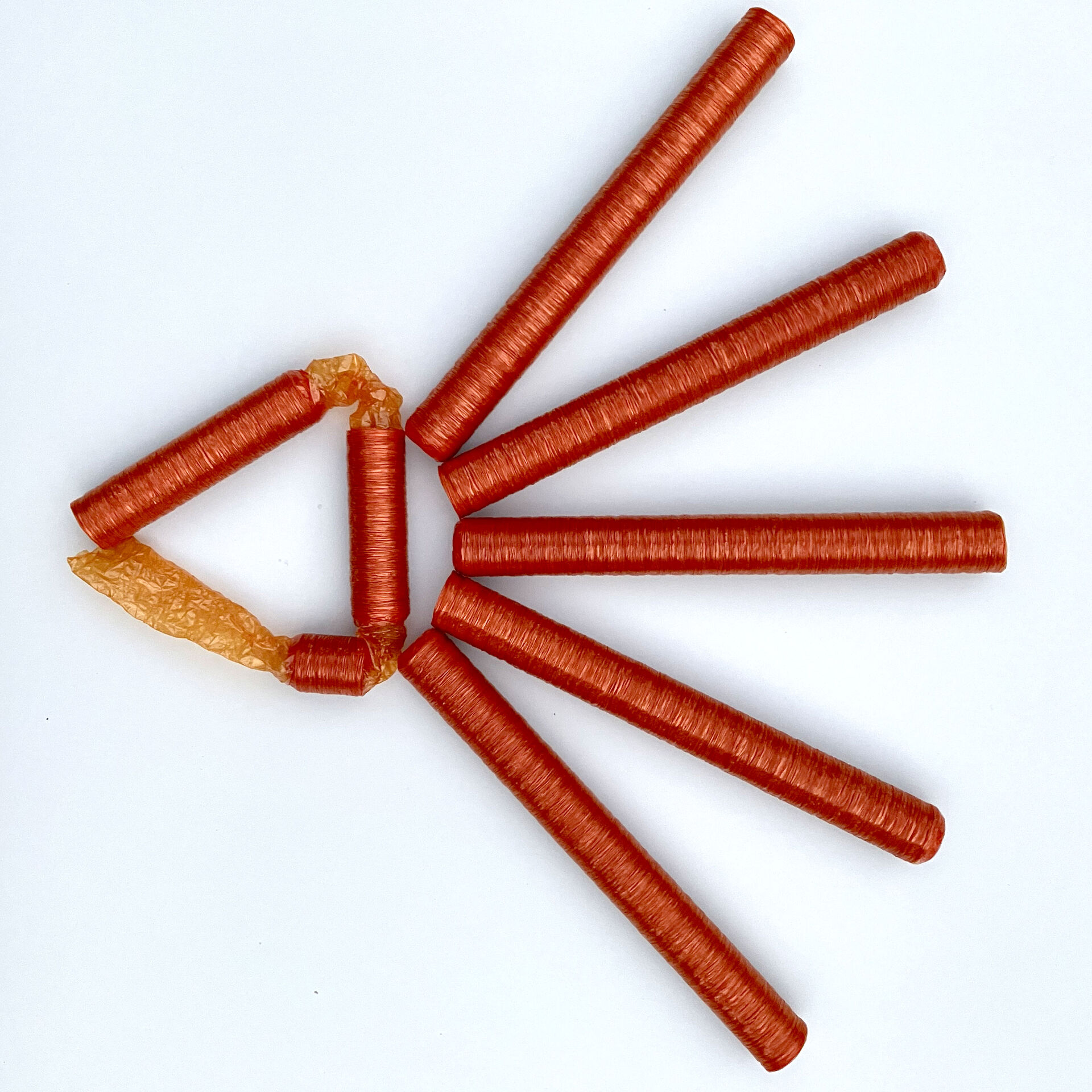 Cellulose sausage casing for boiled steamed sausage