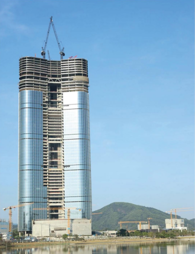 Office building in Phnom Penh, Cambodia