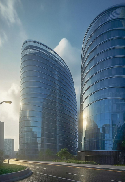 The exterior of the Saudi Arabia Cultural Center