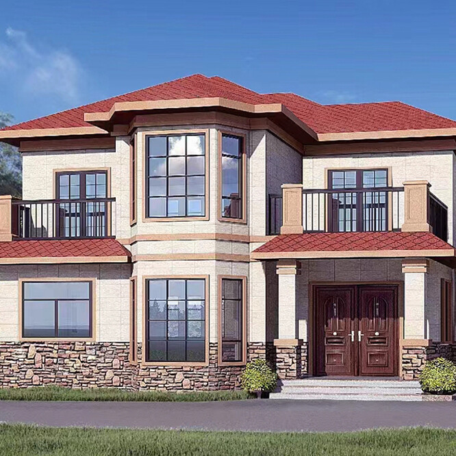 Eco-Friendly Steel Structure Light Steel Villa Prefabricated House