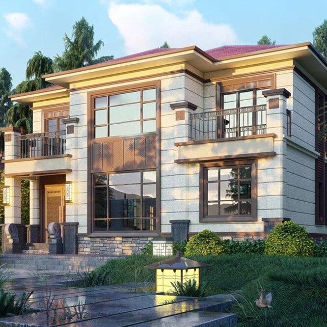 Medium Size Light Steel Villa Prefabricated House