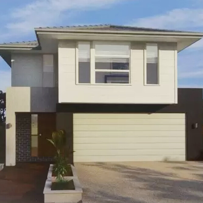 Prefabricated Luxury Villa Steel Frame Houses With PU Sandwich Panel Insulation