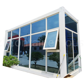 New Technology Container Office Steel Structure Frame Welded Flat Pack Container House