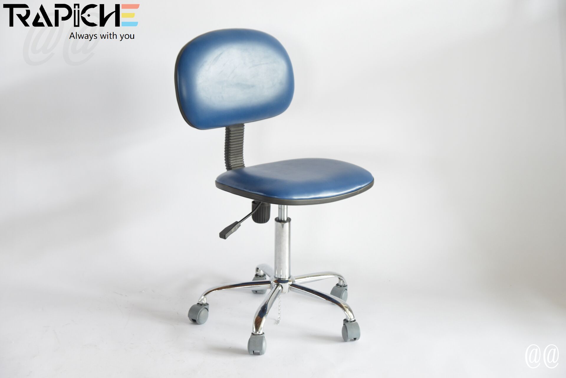 Leather anti-static back chair
