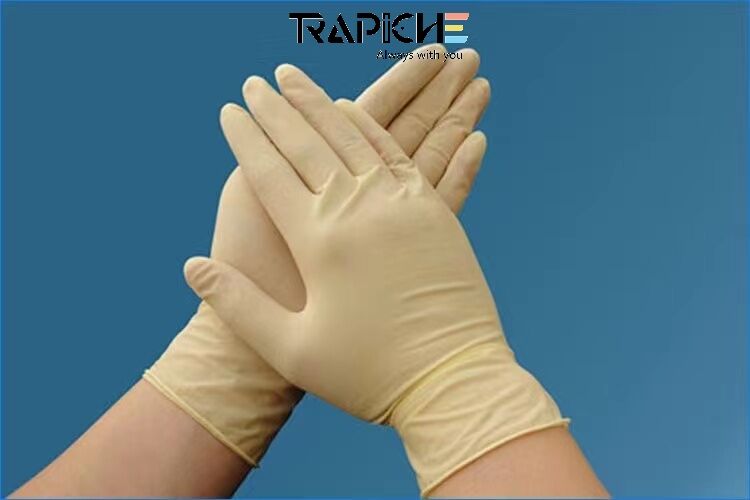 9'' LATEX CLEANROOM POWDER FREE DISPOSABLE GLOVES