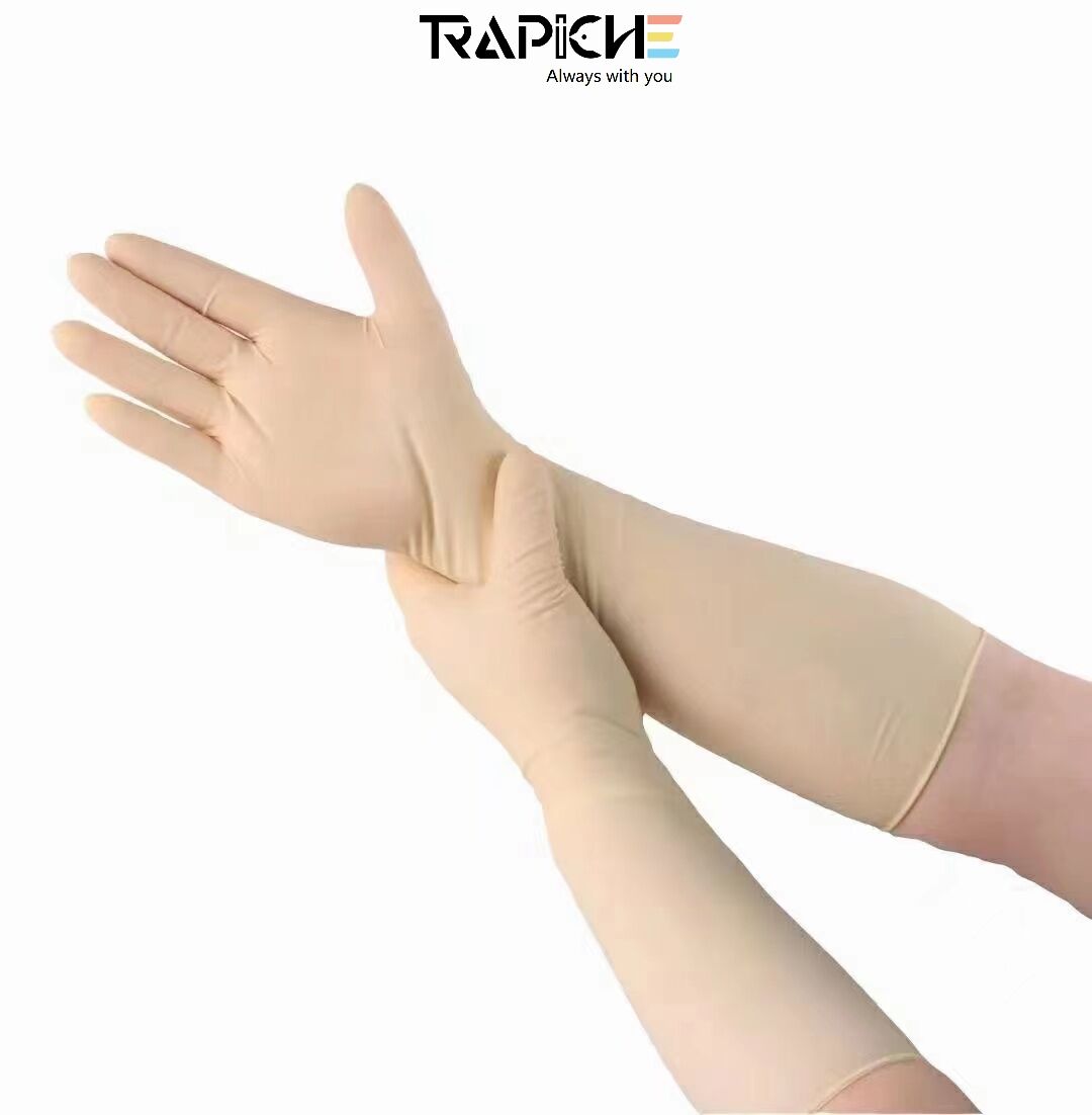 16'' LATEX CLEANROOM POWDER FREE DISPOSABLE GLOVES