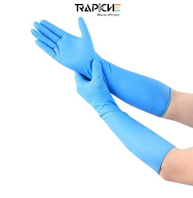 16'' NITRILE CLEANROOM POWDER FREE DISPOSABLE GLOVES
