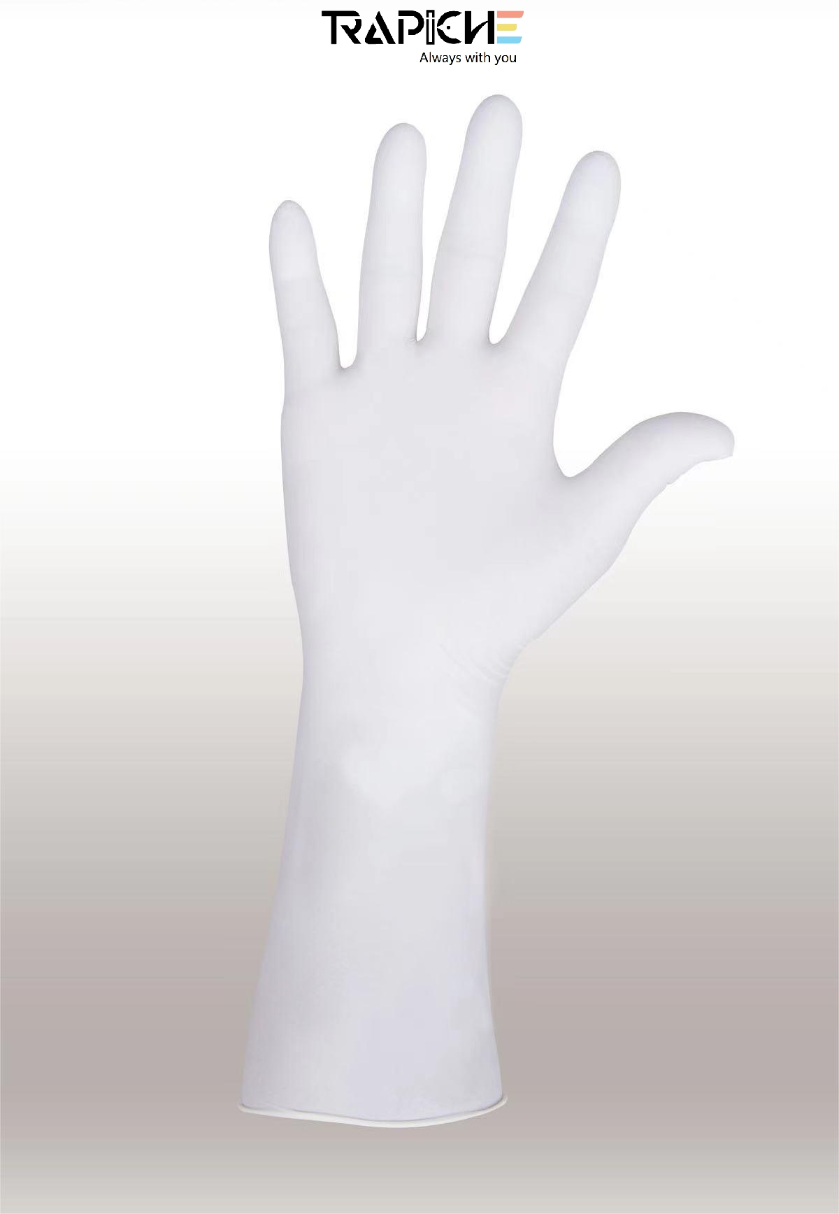 12'' NITRILE CLEANROOM POWDER FREE DISPOSABLE GLOVES