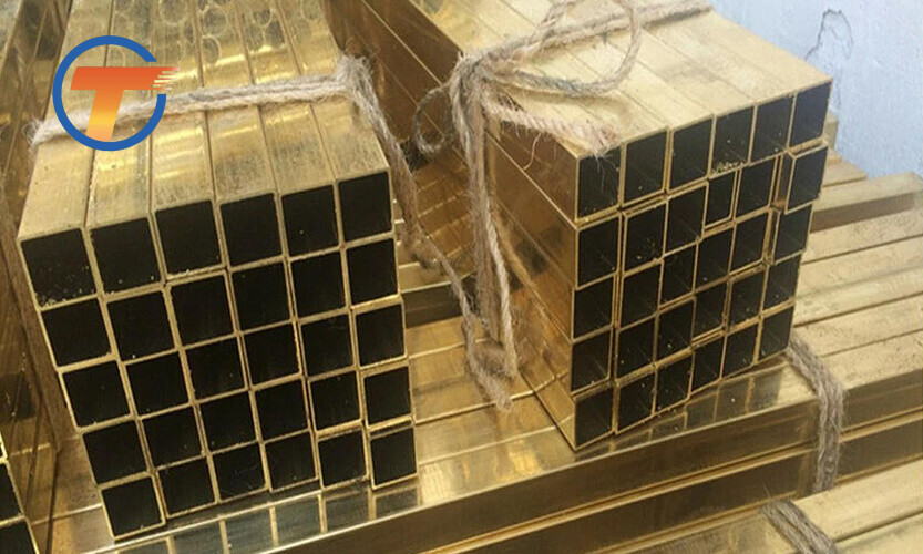 The Surface Can Be Polished or Mirrored C22000/H90 Brass Square Pipe/Tube