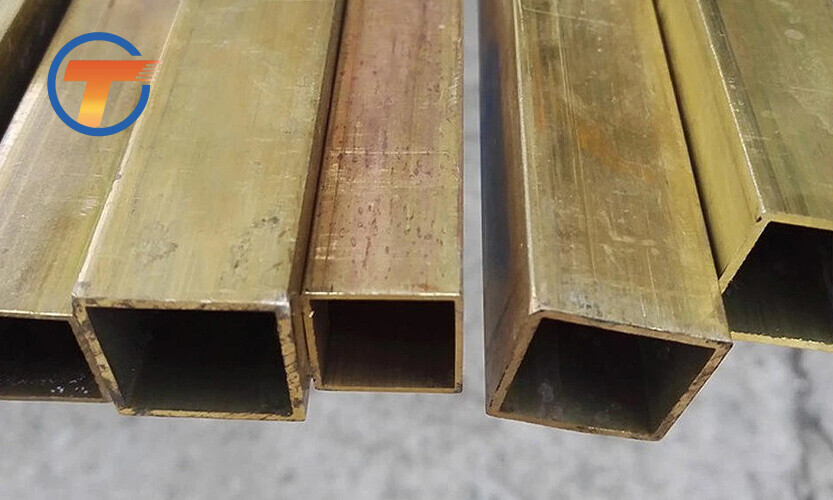 The Surface Can Be Polished or Mirrored C22000/H90 Brass Square Pipe/Tube