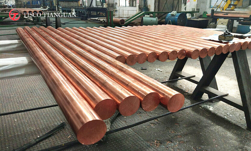 Nickel/Gold/Tin Plating Available C12100 Copper Bar/Rod