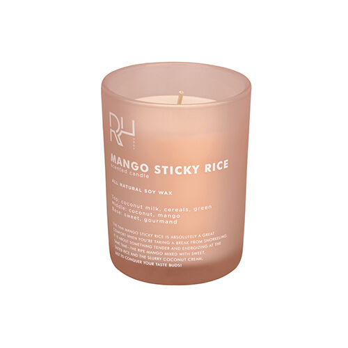 Wholesale Luxury Private Label Frosted Glass Jar Soy Wax Scented Candle